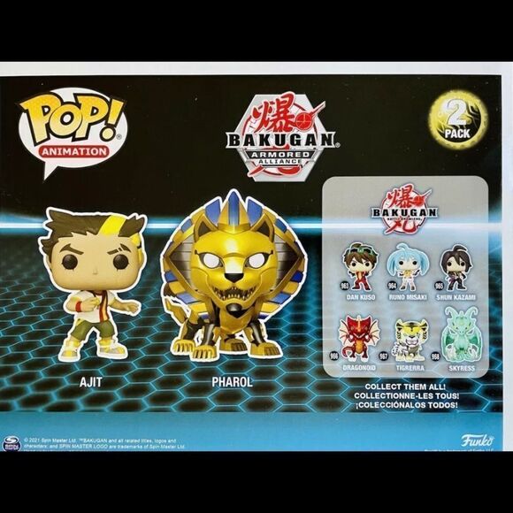 Funko Pop! Animation: Bakugon - Ajit & Pharol   - Picture 4 of 4